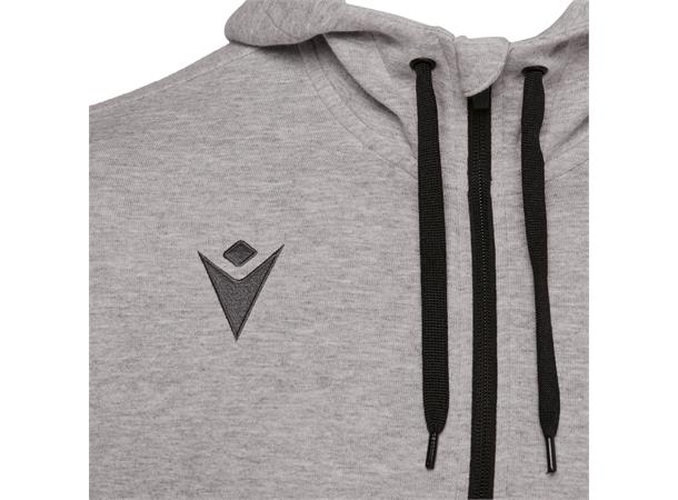 Zither Full Zip Hoody GRY S Hettejakke i myk bomullsmiks 