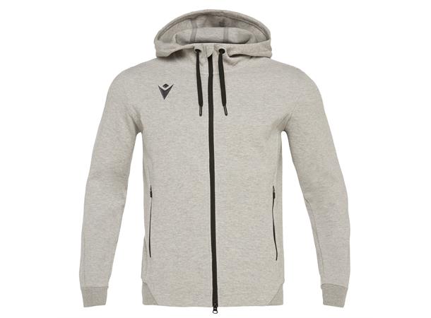 Zither Full Zip Hoody GRY S Hettejakke i myk bomullsmiks 