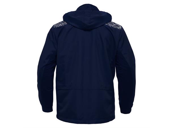 Lahti Showerjacket NAVY/HVIT 3XL Vann- og vindavstøtende jakke - Unisex 