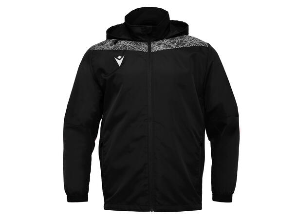 Lahti Showerjacket SORT/HVIT M Vann- og vindavstøtende jakke - Unisex 