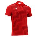 Thavil Polo RED/WHT XXL Poloskjorte i elastisk stoff