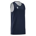 X500 Basket Shirt NAV/WHT 4XL Vendbar teknisk basketdrakt - Unisex