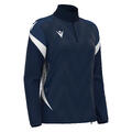 Leona Training 1/4 Zip Top W NAV/WHT S Teknisk treningsgenser til dame