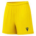 Nebula Woman Shorts YEL 3XS Teknisk kamp-og treningsshorts til dame